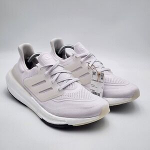 Adidas Womens Sz 7.5 Ultraboost‎ Light Running Shoes Triple White GY9352 READ